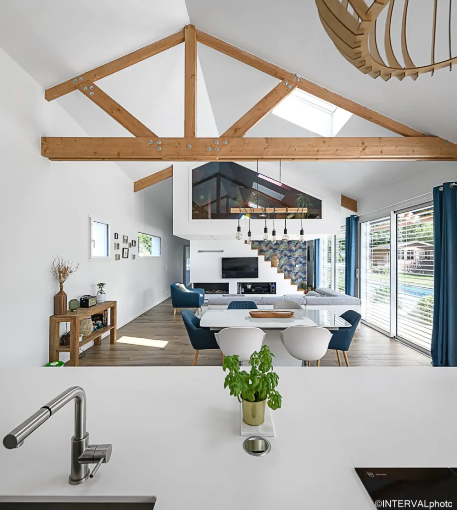 Maison neuve en ossature bois à Melesse, vue 7