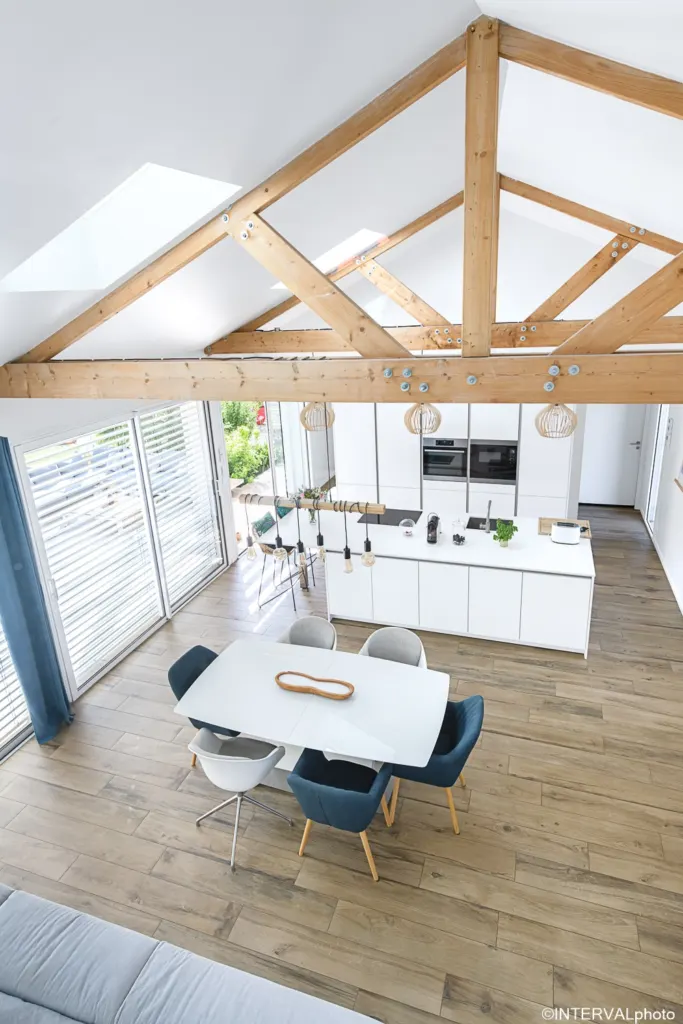 Maison neuve en ossature bois à Melesse, vue 5