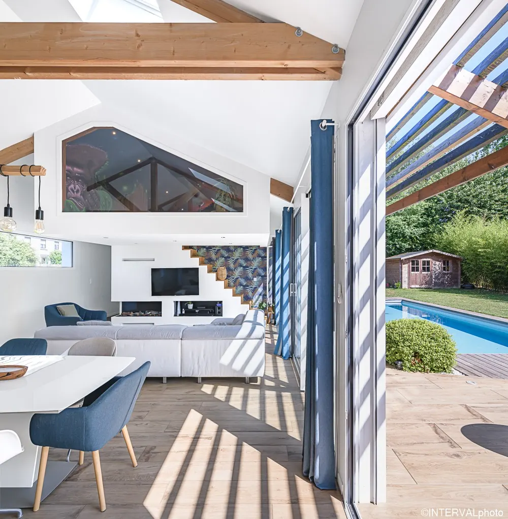 Maison neuve en ossature bois à Melesse, vue 6