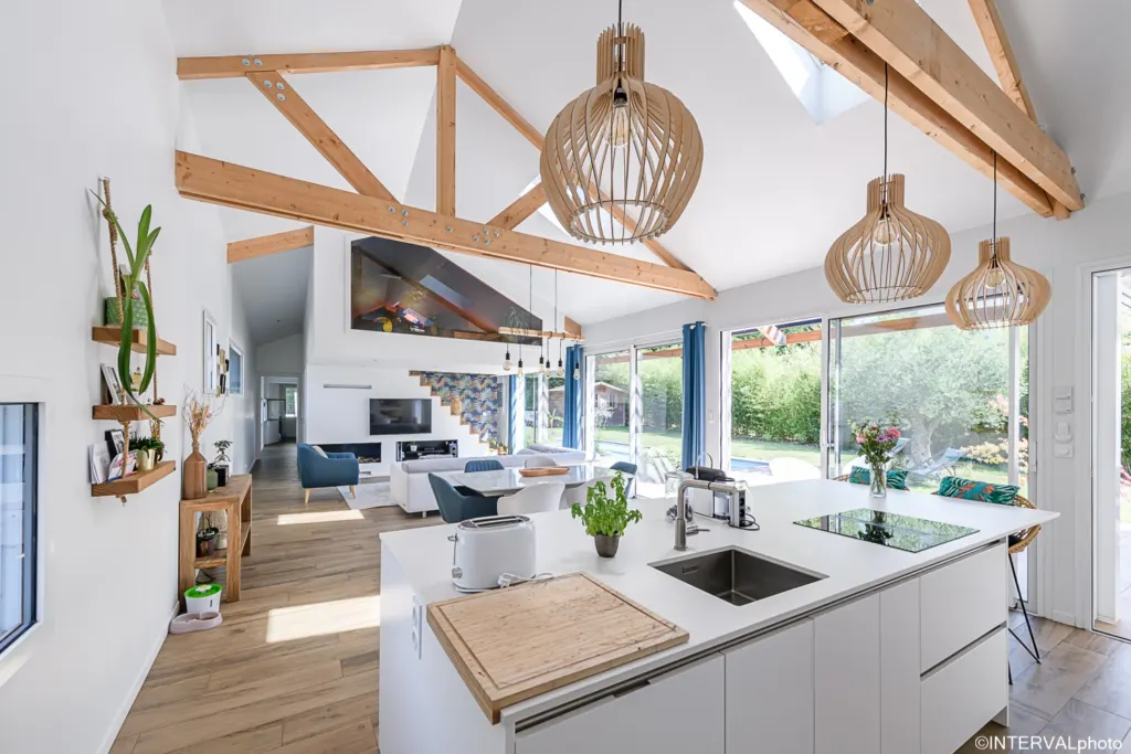 Maison neuve en ossature bois à Melesse, vue 4