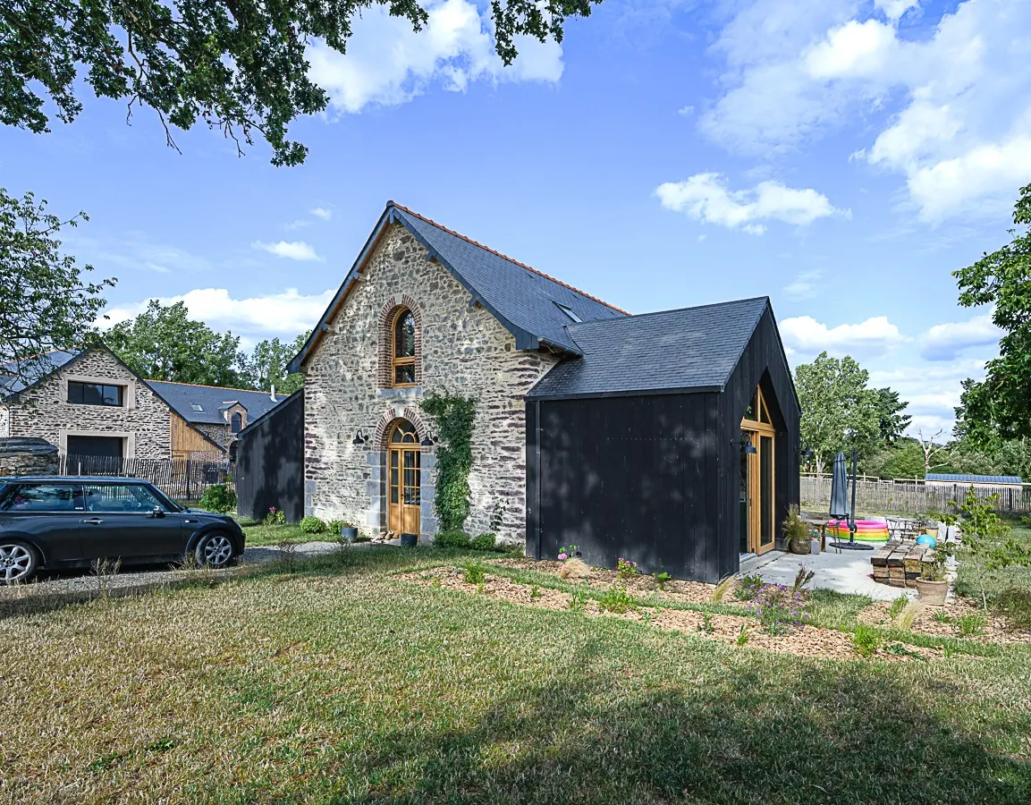 Réhabilitation d'une étable en habitation à Nouvoitou, vue 5