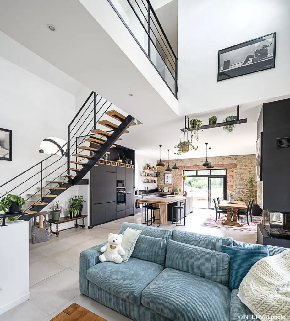 Réhabilitation d'une grange en habitation à Nouvoitou, vue 5