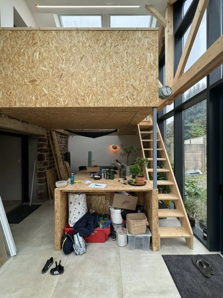 Extension d'une longère à Pacé, vue 3