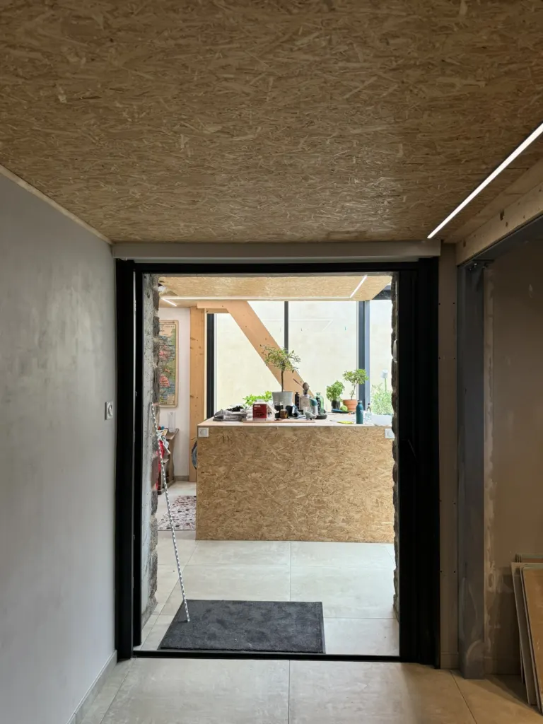 Extension d'une longère à Pacé, vue 4