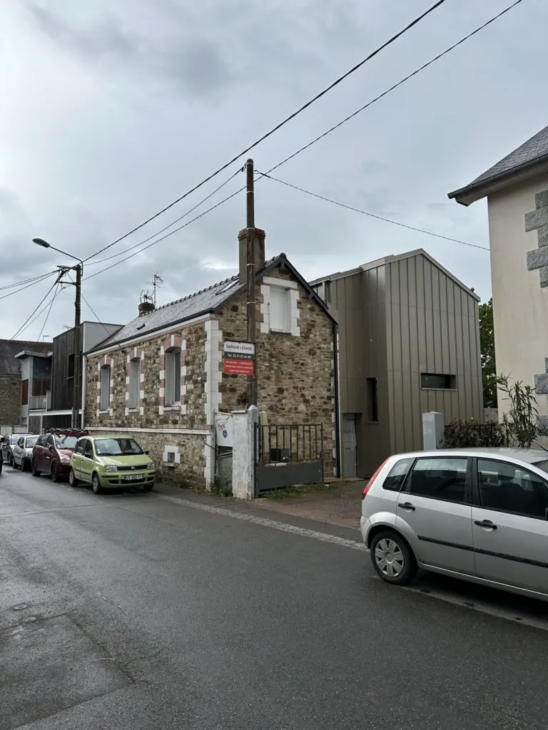 Rénovation et extension d'une maison de ville à Rennes, vue 1