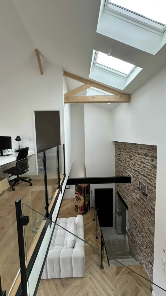 Rénovation et extension d'une maison de ville à Rennes, vue 6